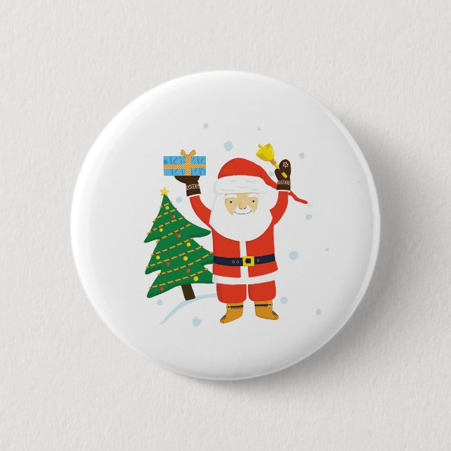Santa Claus Button (Vorderseite)