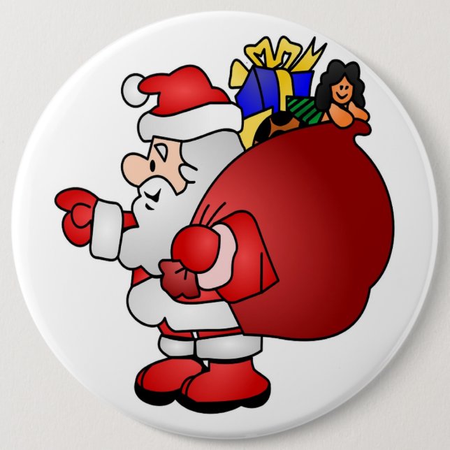 SANTA CLAUS BUTTON (Vorderseite)