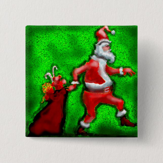 Santa Claus Button (Vorderseite)