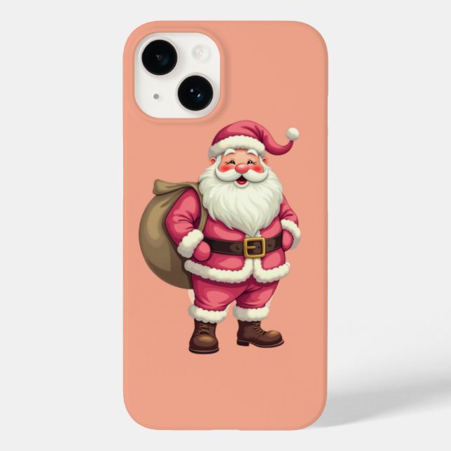 Santa Claus Case-Mate iPhone 14 Hülle (Rückseite)