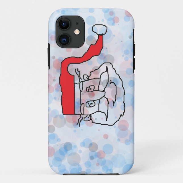 Santa Claus Case-Mate iPhone Hülle (Rückseite)