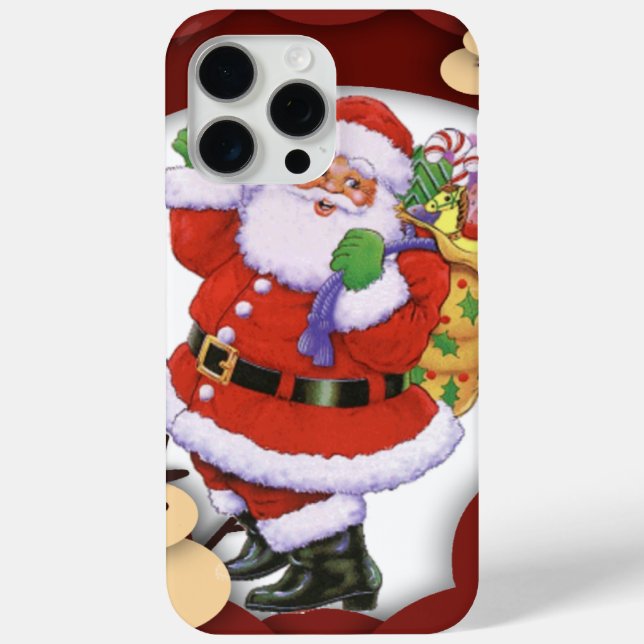 Santa Claus Case-Mate iPhone Hülle (Rückseite)