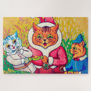 Santa Claus Cat, Louis Wain