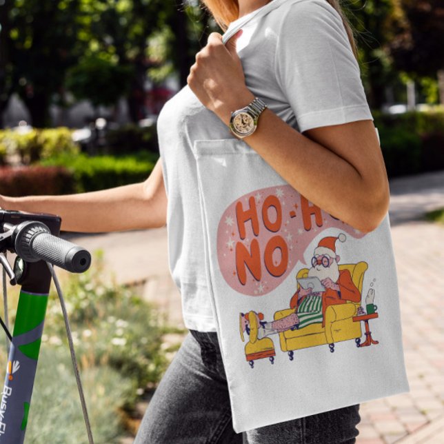 Santa Claus Chilling Weihnachts Tote Tag Tragetasche (Von Creator hochgeladen)