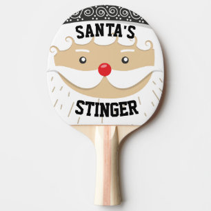 SANTA CLAUS CHRISTMAS FUNNY Ping Pong Paddles Tischtennis Schläger