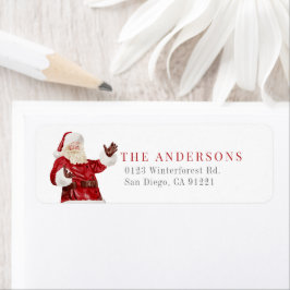 Santa Claus Christmas Holiday Return Address