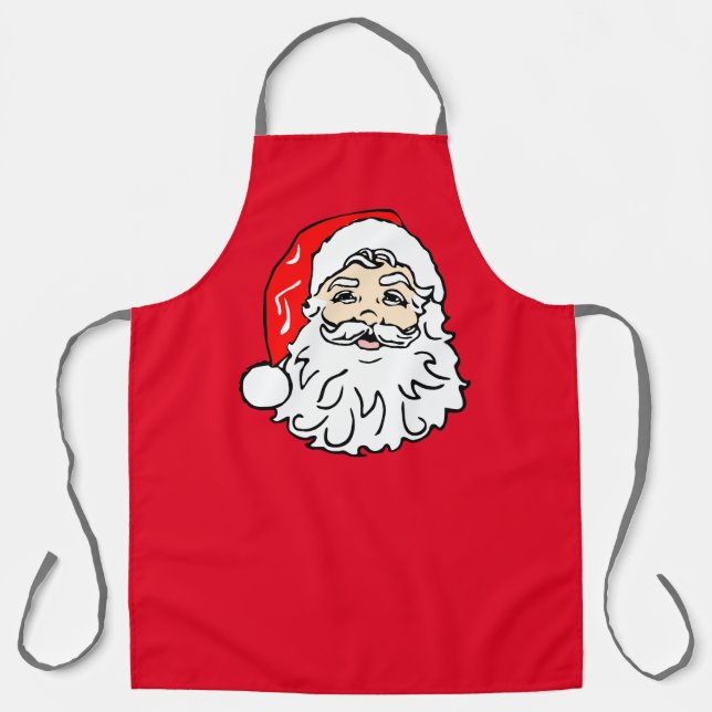 SANTA CLAUS CHRISTMAS KITCHEN SCHÜRZE (Vorderseite)