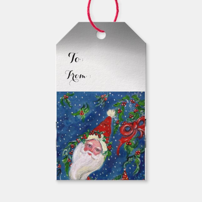SANTA CLAUS , CHRISTMAS NIGHT GESCHENKANHÄNGER (Vorderseite)