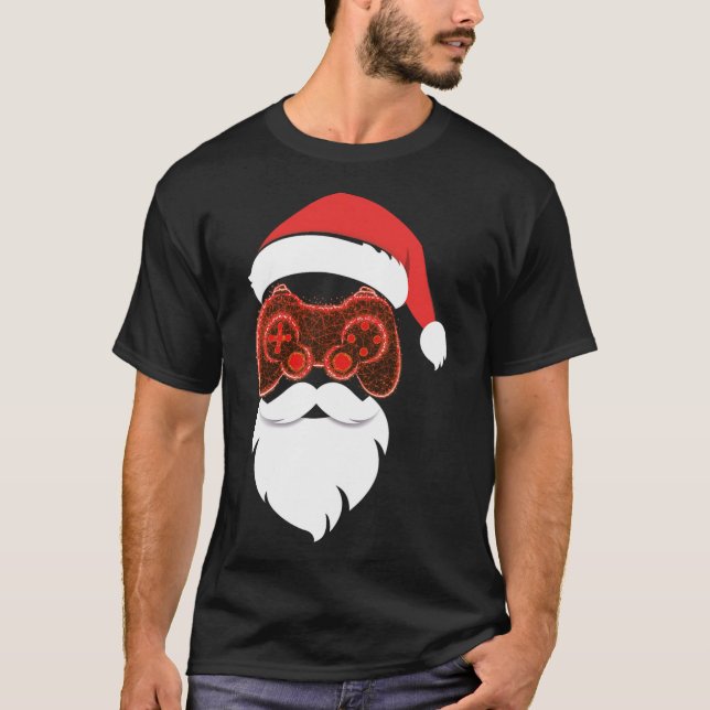 Santa Claus Christmas Pajama  T-Shirt (Vorderseite)