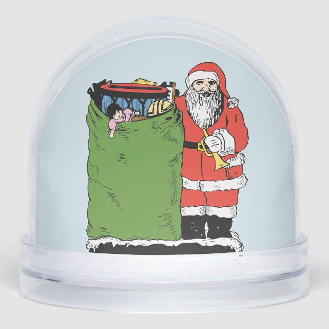 SANTA CLAUS CHRISTMAS SNOW GLOBES SNOW GLOBES (Avant)
