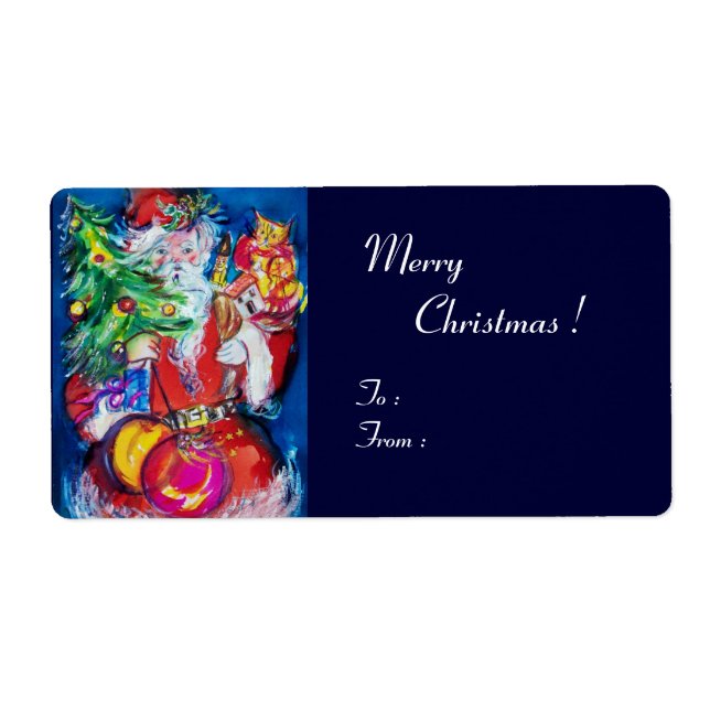 SANTA CLAUS, CHRISTMAS TREE TOYS UND GIFTS (Vorne)