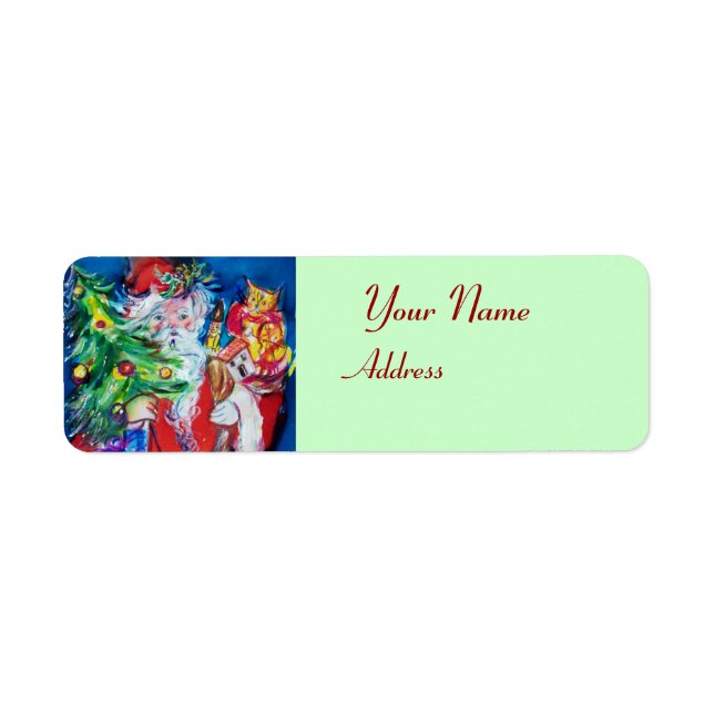 SANTA CLAUS, CHRISTMAS TREM UND GIFTS Red Green (Vorne)