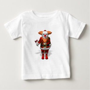 Santa Claus Clown Baby T-shirt