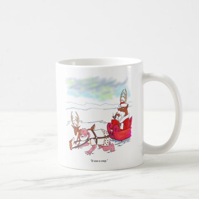 Santa Claus Coup links Hand Tasse (Rechts)