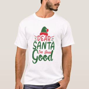 Santa Claus Dezember präsentiert Rentier Family C T-Shirt