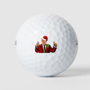 Santa Claus Donald Trump Golfball