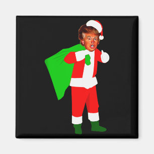 Santa Claus Donald Trump Lustiger Weihnachten Häss Magnet