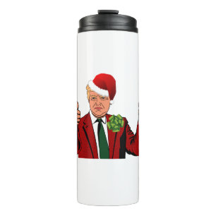 Santa Claus Donald Trump Thermosbecher