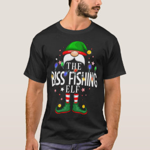 Santa Claus Eisangeln am Heiligen Abend T-Shirt