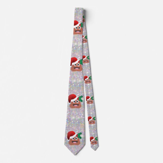 Santa claus emoji krawatte (Vorderseite)