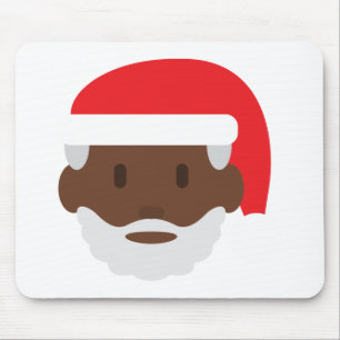 Santa claus emoji mousepad