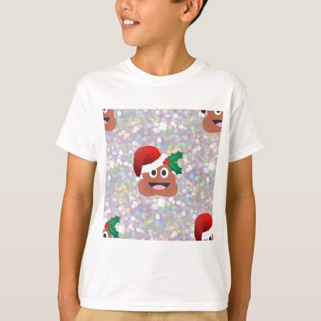 Santa claus emoji T-Shirt (Vorderseite)