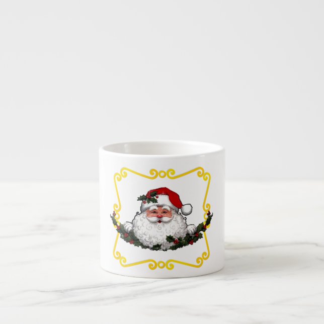 Santa Claus Espresso Tasse (Vorderseite)