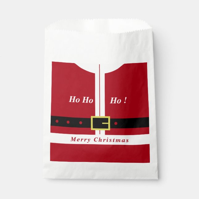 Santa Claus Favor Bag Weihnachtsfeiern Geschenktütchen (Vorderseite)