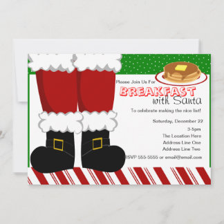 Santa Claus Feet Einladung