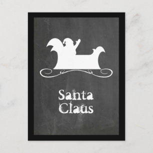 Santa Claus Feiertagspostkarte