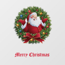 Santa Claus Fensterklammer Fensteraufkleber