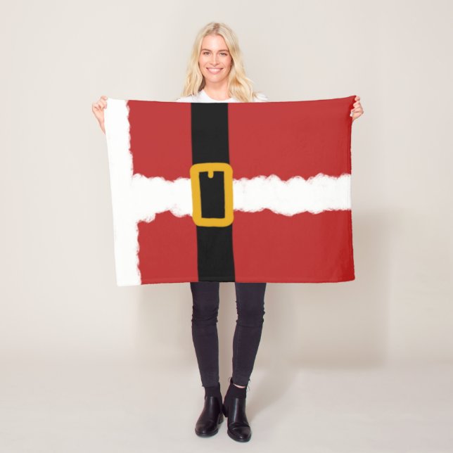 Santa Claus Fleecedecke (Beispiel)
