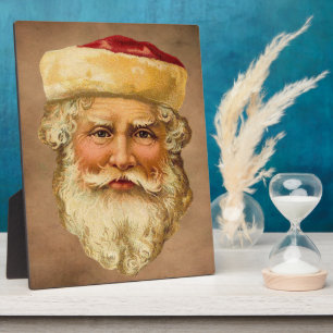 Santa Claus Fotoplatte