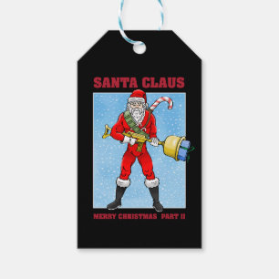Santa Claus Frohe Weihnachten Teil 2 Geschenkanhänger