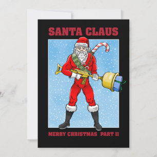 Santa Claus Frohe Weihnachten Teil 2 Weihnachtskar