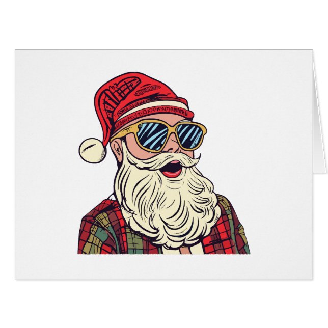 Santa Claus - Funny (Vorderseite (Horizontal))