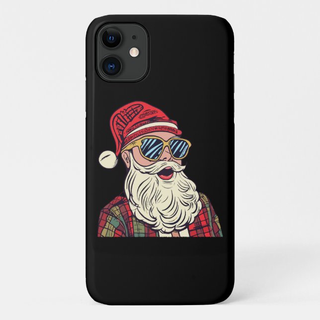 Santa Claus - Funny Case-Mate iPhone Hülle (Rückseite)