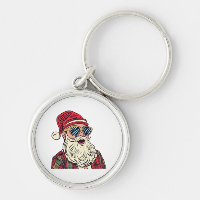 Santa Claus - Funny Schlüsselanhänger (Vorne)