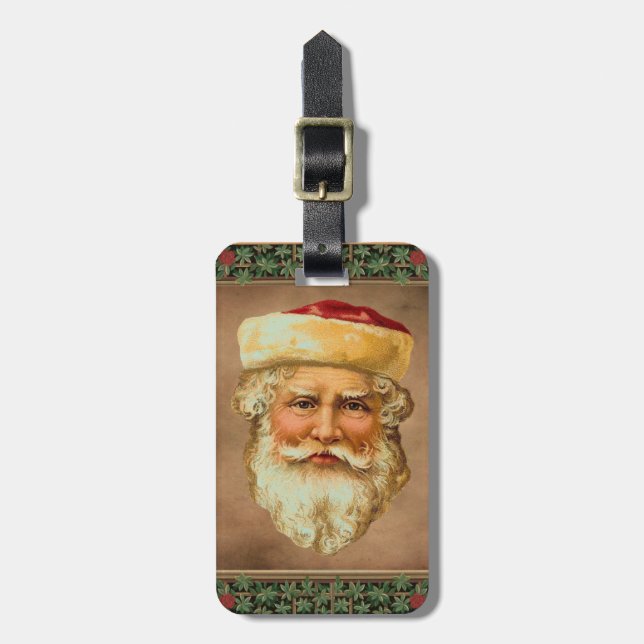 Santa Claus Gepäckanhänger (Vorderseite vertikal)