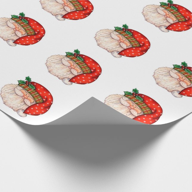 Santa Claus Geschenkpapier (Ecke)