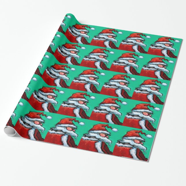 Santa Claus Geschenkpapier (Ungerollt)