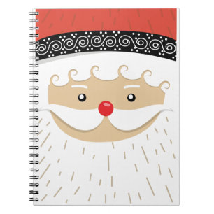 Santa-Claus-Gesicht Notizblock