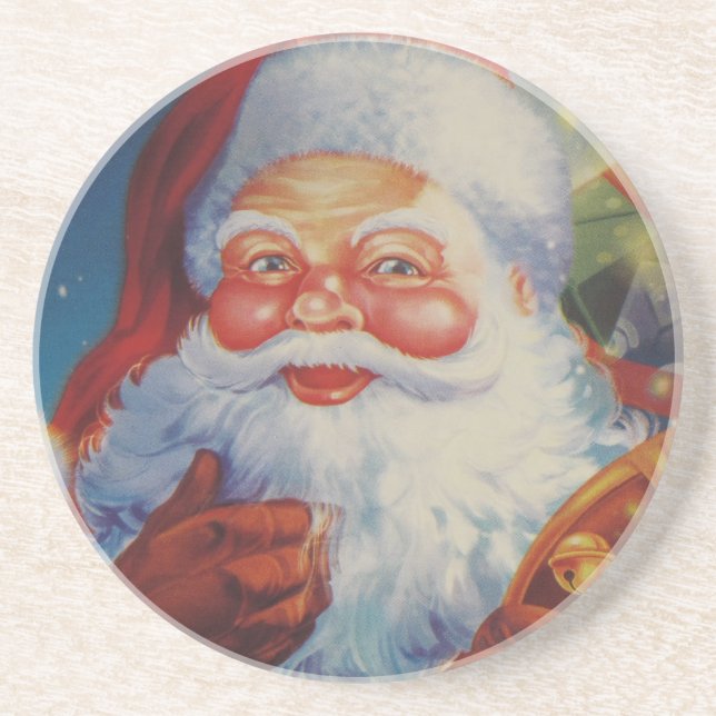 Santa Claus Getränkeuntersetzer (Vorne)