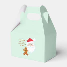 Santa Claus & Gingerbread Boy Geschenkschachtel