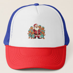 Santa Claus Gingerbread Krankenwagen Truckerkappe