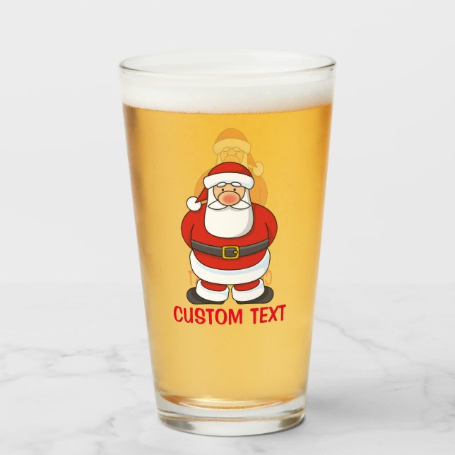 Santa Claus Glas (Vorne (Gefüllt))
