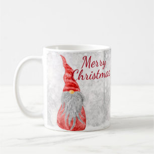 Santa Claus Gnome auf dem Snowy Field Kaffeetasse