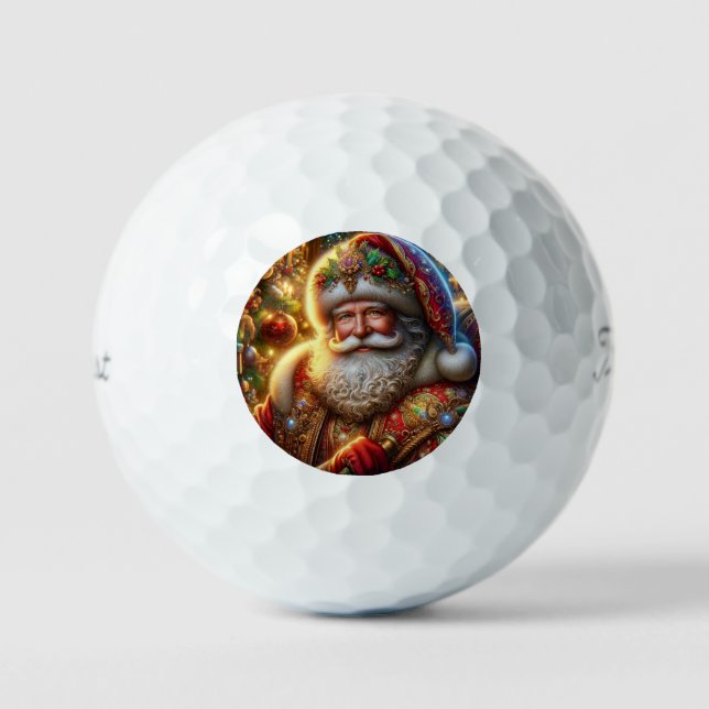 Santa Claus Golf Balls Golfball (Vorderseite)