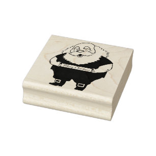 Santa Claus Gummistempel