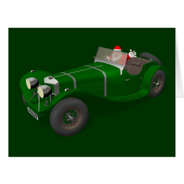 Santa Claus Happy Jaguar SS 90 Treiber (Vorderseite (Horizontal))
